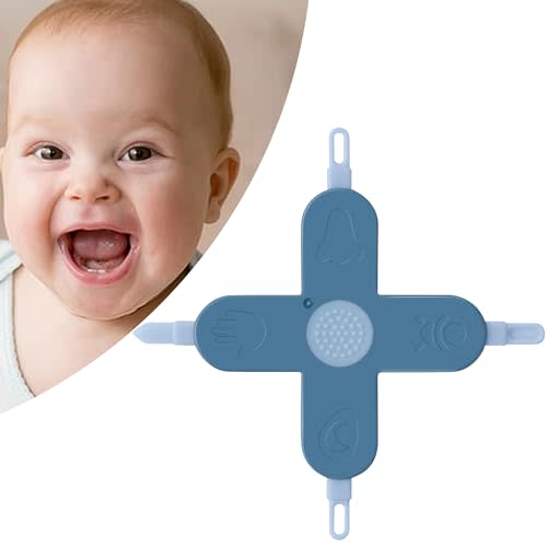 Doytn Baby 4-in-1 Nose,Nail and Ear Cleaner,Nail,Nose and Ear Gadget,Safe Ear Wax Removal Tool and Baby Nose Cleaner Nail Cleaner for Baby (Blue)