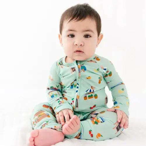Farmers Market Zip Romper