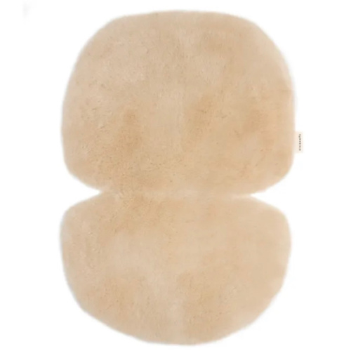 BINIBAMBA - Sheepskin Mat for Stroller or Moses Basket - Peanut | Smallable