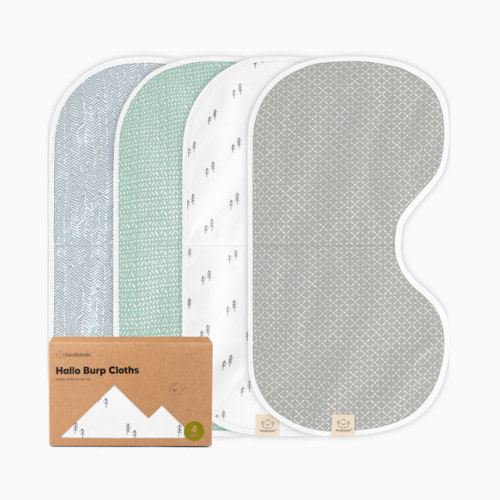 Hallo Burp Cloths (4 Pack) - Nordic