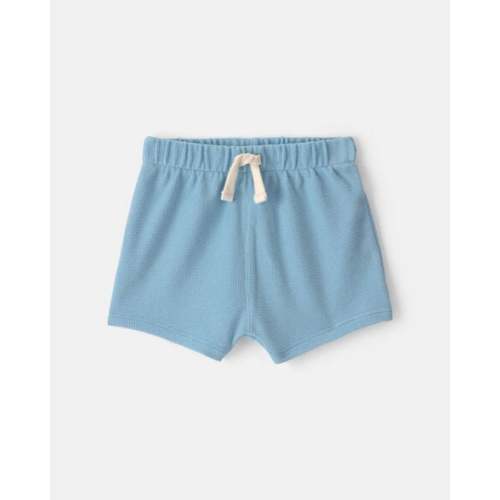 Baby Boy Drawstring Shorts - Blue | Carter's