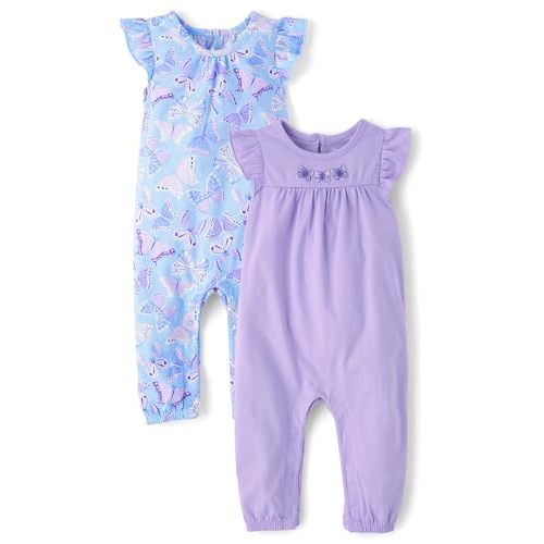The Children's Place baby-girls And Newborn Sleeveless Pant Romper Playwear Outfit