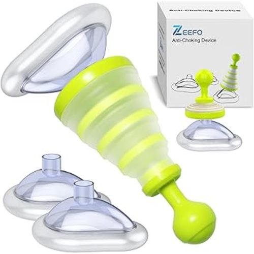 Choking Rescue Device, Anti Choking Device for Kids and Adults, Portable First Aid Choking Rescue, Airway Suction Device for Children and Adults - Home Kit