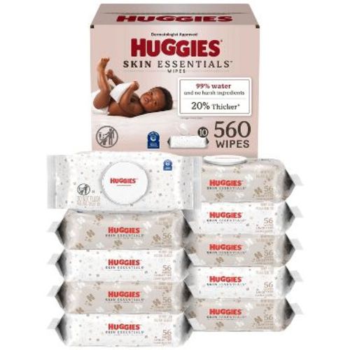 Huggies Skin Essentials Baby Wipes - 560ct -10pk