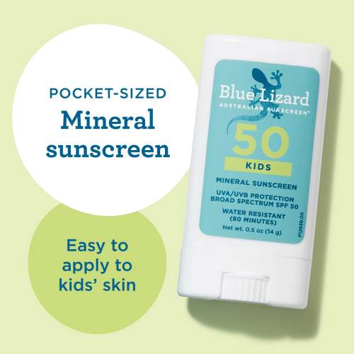 Blue Lizard Kids Mineral SPF 50 Sunscreen Stick