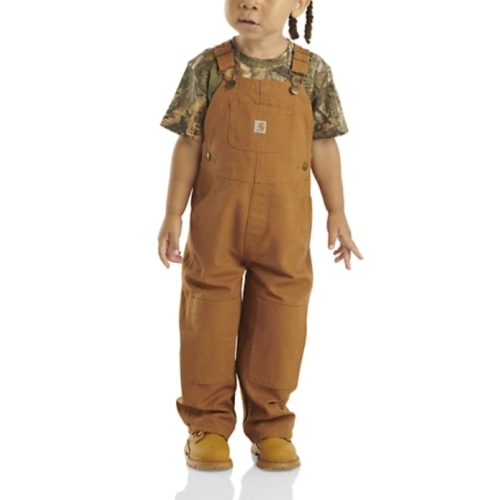 Carhartt Infant Boys' Canvas Bib Overalls, 18M,Carhartt Brown at Tractor Supply Co