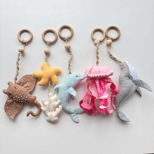 Baby Play Gym, Wooden Baby Play Frame, Baby Gym Set Toys, Toddler Activity Center, Foldable Frame, Hanging Sensory Toys, Ocean Theme Gift