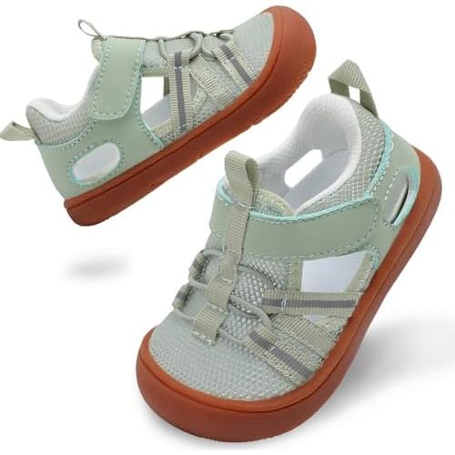 BARERUN Baby Boys Girls Water Sport Shoes Quick Dry Mesh First Walker Sandals Lightweight Non-Slip Toddler Barefoot Walking Sneakers for Beach Swim Pool Summer Play
