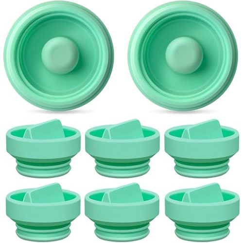 Tbuymax 2pc Diaphragm and 6pc Duckbill Valves Compatible with Elvie Stride Breast Pump Parts, Replace for Elvie Stride Pump Not Original Pump Seals Membrane Accessories