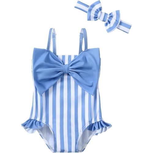 Mioglrie Toddler Baby Girl Swimsuit Infant Bathing Suits Summer Beach Swim Suit Newborn One Piece Swimwear for Girls