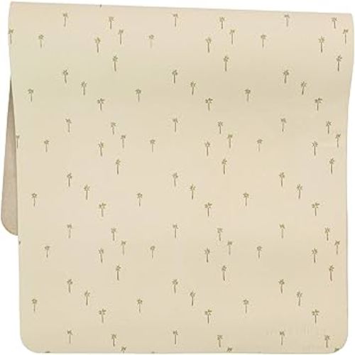 Ava + Oliver Vegan Leather Baby Changing Mat (16 X 30 in) - Multipurpose Wipeable and Portable Diaper Changing Pad - Foldable for Travel (Palm Trees)