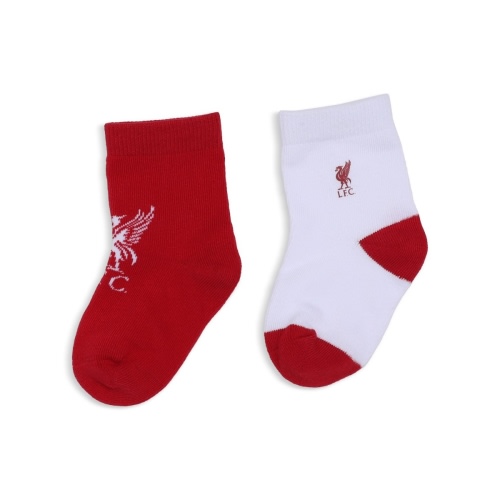 LFC Baby 2Pk Socks Red & White