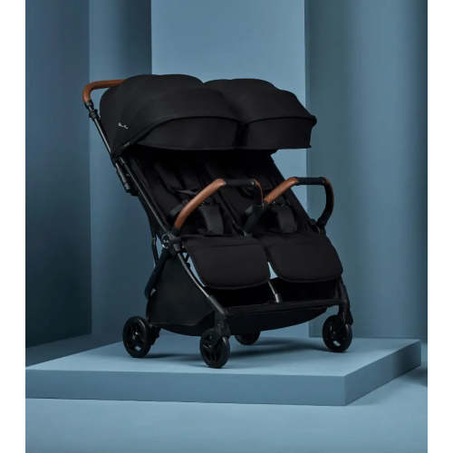 Silver Cross Jet Double Stroller - Black – Bambi Baby