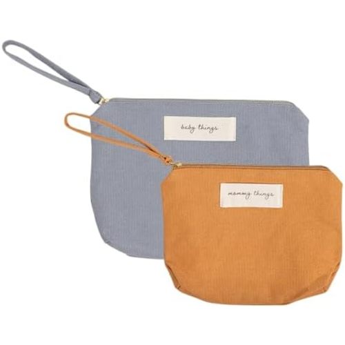 Pearhead Mom Things And Baby Things Pouch Set, Diaper Bag Organizer