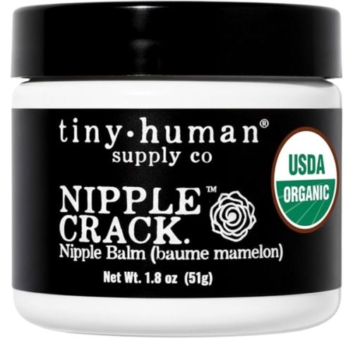 Organic Nipple Cream, Nipple Crack Lanolin Free Nipple Butter, Balm for Breastfeeding Mother, No Need to Wash Off, Safe for Baby and Mama