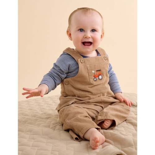 Corduroy Overall Mushroom - Purebaby | Maisonette