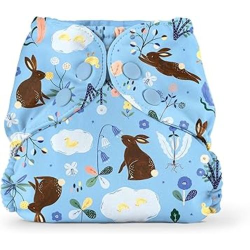 Esembly Cloth Diaper Outer- Adjustable Outer Layer Over Absorbent Inner for Blowout Protection Size 2 (18-35lbs)