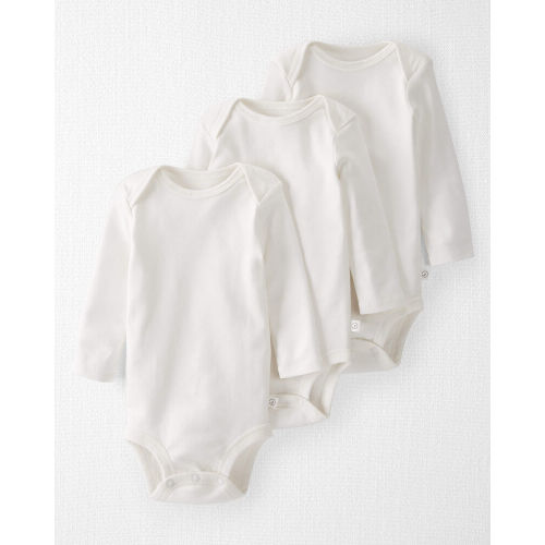 Baby 3-Pack Organic Cotton Bodysuits | Carter’s Oshkosh Canada