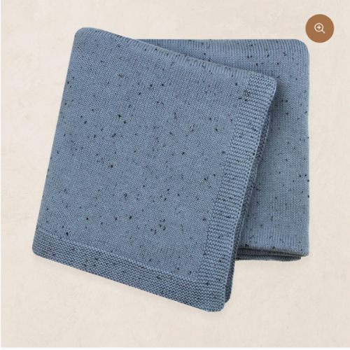 Knit Blanket - Cadet Speckle