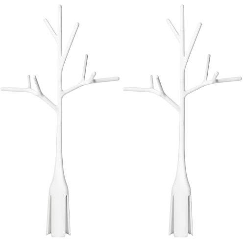 Boon Twig Grass and Lawn Drying Rack Accessory, White (Pack of 2)