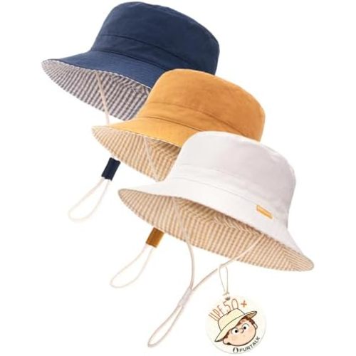 FURTALK Baby Sun Hat for Boys Girls Toddler Summer Bucket Hats Kids UPF 50+ Beach Hat