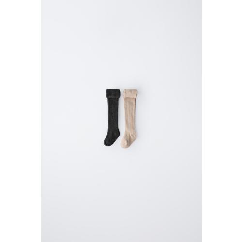 TWO-PACK OF TIGHTS IN A BOX - Dark pink | ZARA United States