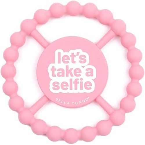 Baby Teether by Bella Tunno, Silicone Teethers for Babies 3-6 Months, 6-12 Months, Baby Toys, Pacifier, Teething Relief, Boys, Girls, Let's Take a Selfie