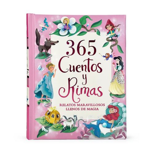 365 Cuentos Y Rimas / 365 Stories and Rhymes (Spanish Edition) - by Cottage Door Press (Hardcover)