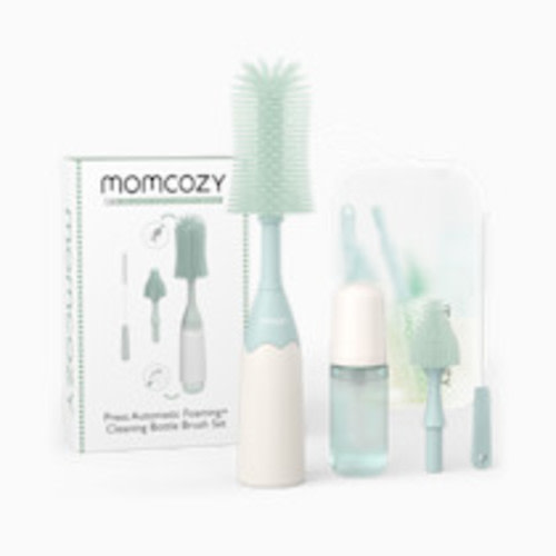 Momcozy Bottle Brush Kit with Push-Press Foam - Green