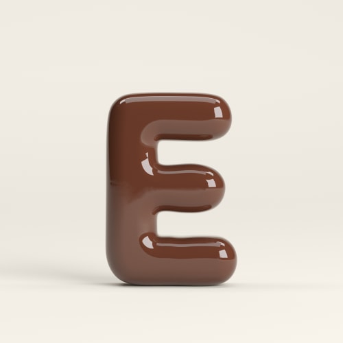 Letter S – handcrafted ceramic decor