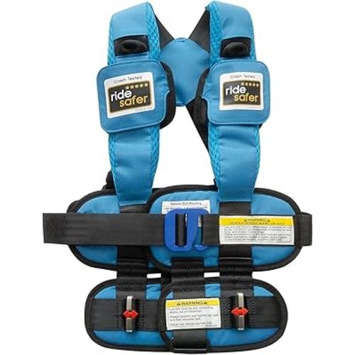 RideSafer - Small Blue, Lightweight, Compact, Portable Car Seat - Perfect for Travel and Everyday Child Safety