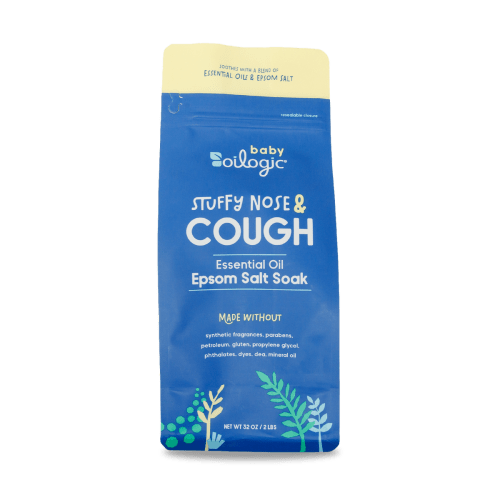 Stuffy Nose & Cough Essential Oil Epsom Salt Soak