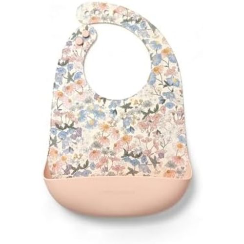 Loulou Lollipop Soft, Waterproof Silicone Feeding Bib for Babies and Toddlers