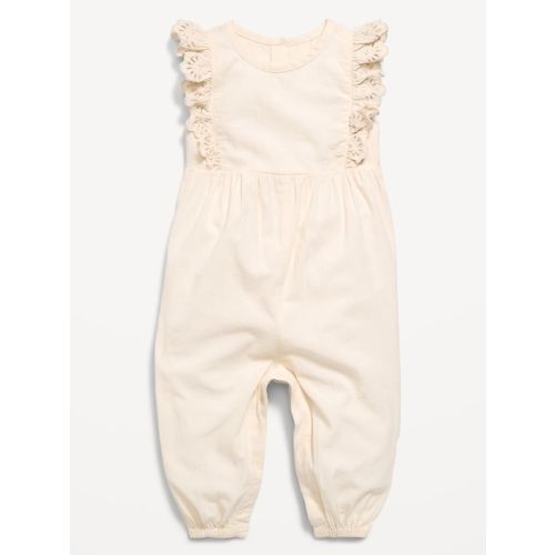 Sleeveless Ruffle-Trim One-Piece for Baby | Old Navy