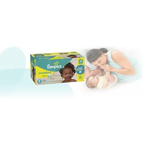 Pampers Swaddlers Diapers Size 6, 108 count - Disposable Diapers