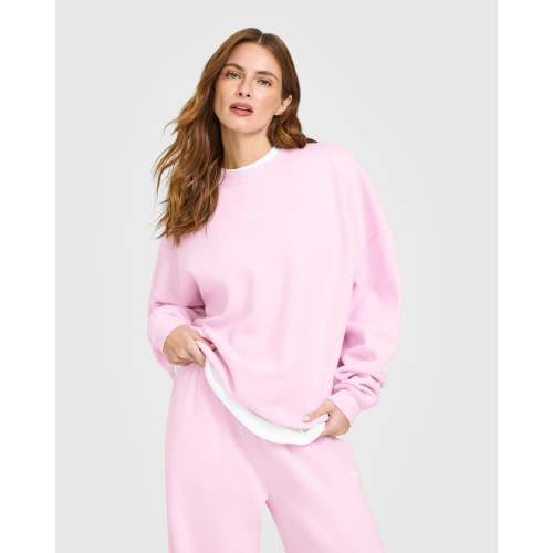 Mid Weight Sweatshirt | Chalk Pink