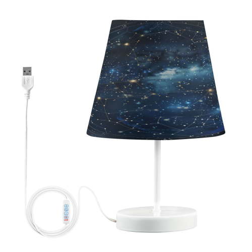 LED Desk Lamp Star Constellation Table Nightstand Lamps with 3 Color Temperatures for Home Bedroom Living Room Decor 8x12