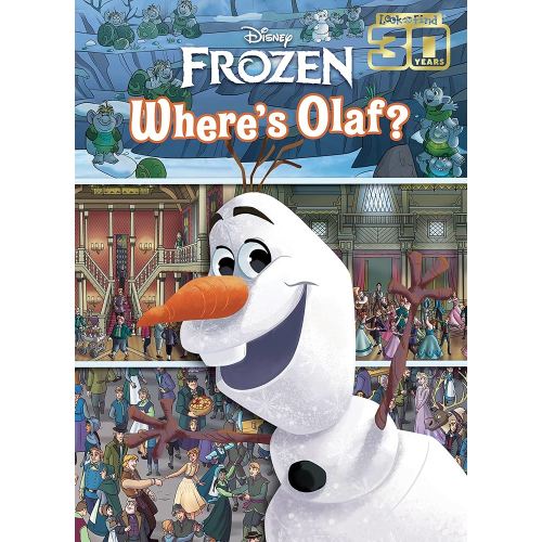 Disney Frozen - Where’s Olaf? Look and Find Activity Book - Includes Elsa, Anna, and More Frozen Favorites - PI Kids