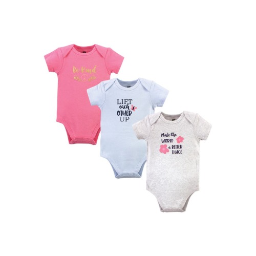 Comfortable All-Cotton Bodysuit 3Pk