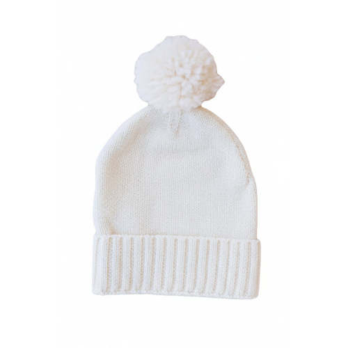 Knit Baby Pom Pom Beanie