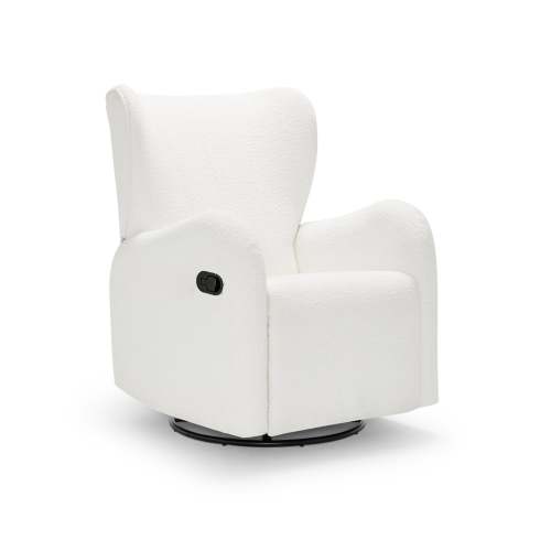 Amelia Nursery Chair - White Boucle