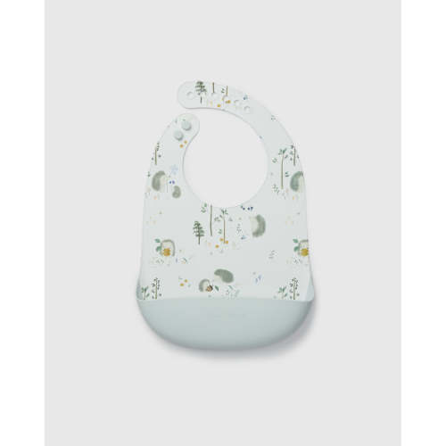 Silicone Baby Bib - Hedgehogs