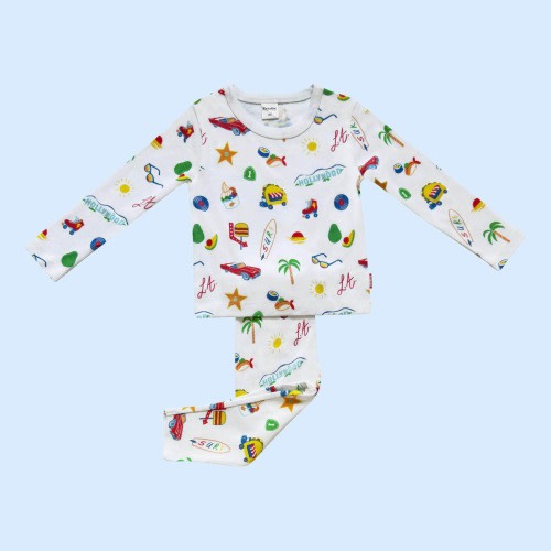 L.A. Dreams Organic Kids' Pajamas – West Coast Style for 2-6