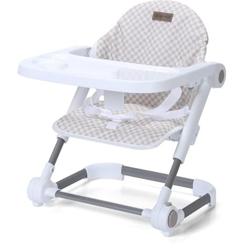 Monbébé Chaleur Foldable Feeding Booster Seat, Almond Milk