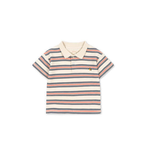 SPOTTY SHORT SLEEVE POLO - stripie stripe