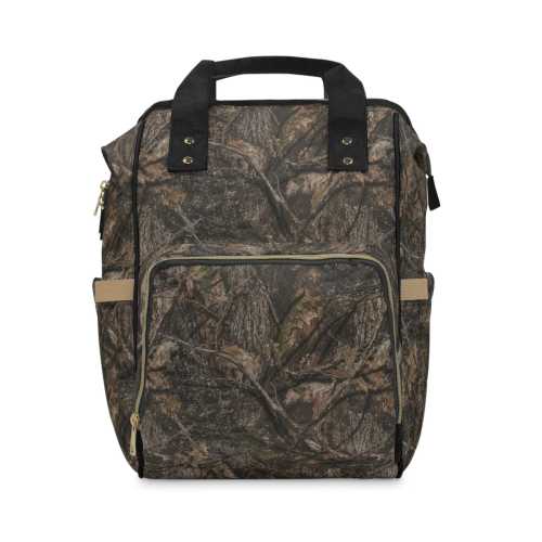 Real Tree Camo All-Over Print Multifunctional Diaper Backpack