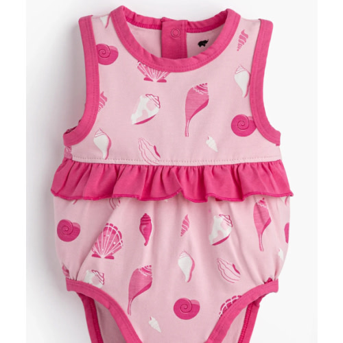 Sleeveless Bubble Bodysuit - Organic Baby Clothes - Monica + Andy