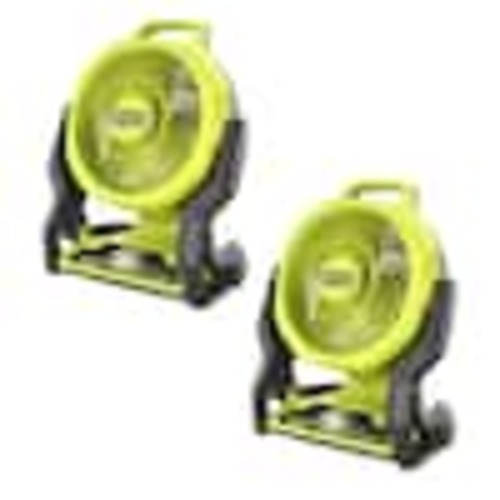 RYOBI ONE+ 18V Cordless 7-1/2 in. Hybrid Fan 2-Pack (Tools Only) PCL811B2SB