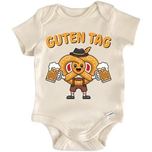 German Oktoberfest Fall Germany - Baby Boy Girl Clothes Bodysuit Funny Cute