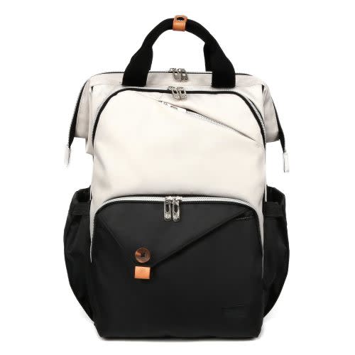 Pandapouch Diaper Bag Backpack - Khaki Black